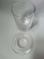 APOTHECARY THICK GLASS MEDICAL HERB STASH JARS ODOR PROOF AIR TIGHT SUCTION LID