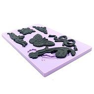 &quot;dipshop Butterfly Decorative Pattern Embossed Fondant Mold Silicone Cake Mould Decorating Tool&quot; shopping N3