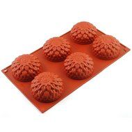2win2buy 6-Cavity Flower-shaped Silicone Mold Chocolate Cake Pudding Cookie Bakieware