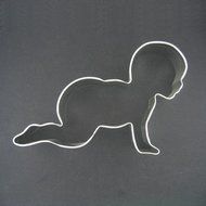 CRAWLING BABY 5&quot; Cookie Cutter - Great for Baby Shower Party Favor Treats
