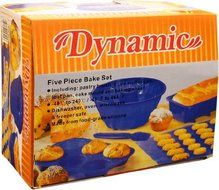 Dynamic 555 5-Piece Silicone Bake Set