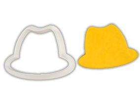 Fedora Hat Cookie Cutter - STANDARD - 3 Inches