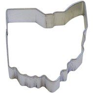 State of Ohio Tin Cookie Cutter 3.75&quot;