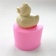 Wocuz W0559 3d Duck Silicone Candle Making Mold Soap Mold DIY Craft Mould Cake Top Decoration