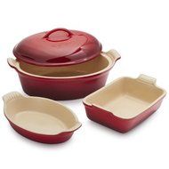 Le Creuset Cerise 4-Piece Stoneware Set PG0016SLT-67