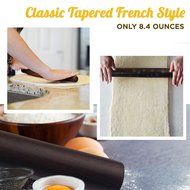 My French Rolling Pin | 15 Inches Durable Tapered Non Stick Ebony Wood Dough Roller for Cookie Pastry Pizza Bakery... N5