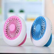 Electric Portable USB Mini Fan Rechargeable Desktop Fan Battery/ USB Powered Laptop PC Mute Cooler Cooling Operated... N4