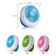 Electric Portable USB Mini Fan Rechargeable Desktop Fan Battery/ USB Powered Laptop PC Mute Cooler Cooling Operated... N6