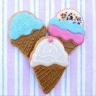 Ice Cream Cone Cookie Cutter- Stainless Steel N4