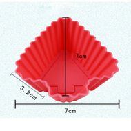 Set Of 6 Silicone Cake Baking Mold Cake Pan DIY Mold ( Triangular ) N2