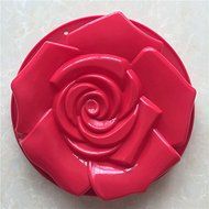 Longzang Large Flower Rose Silicone Mold for Cake Baking