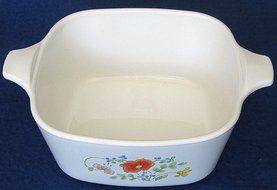 Corning Ware Wild Flower P-43-B Casserole - NO LID - 2-3/4 Cup N2