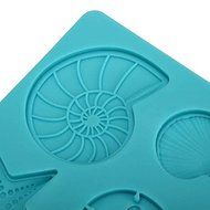 &quot;dipshop Silicone Adorable Coral Starfish Shell Ocean Embossing Cake Mold Mould Kitchen Tool&quot; shopping N6