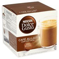 Nescafe Dolce Gusto Caf? Au Lait (Pack of 3, Total 48 Capsules)