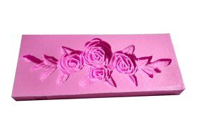 Wocuz MK594 Silicone Flower Pattern Decoration Fondant Mold Candy Making Mold Cake Decoration Gum Mould N2