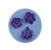 Autek 3 Flower Fondant Mold Silicone Sugar Craft Soap Cake Decorating #3DMold-106