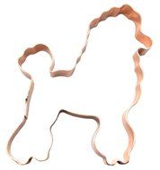 No. 1 Poodle Dog Copper Cookie Cutter