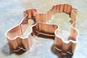 No. 1 Poodle Dog Copper Cookie Cutter N3