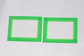 Your Daily Chef Non Stick Silicone Dab Mat Baking Cookie Sheet Set of 2,8.5 Inches X 11 Inches Green N8