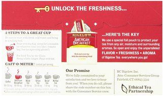 Bigelow American Breakfast Black Tea, 20 Count (Pack of 6) N6