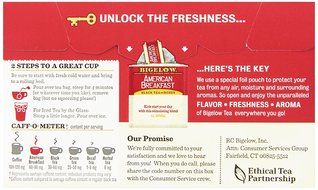 Bigelow American Breakfast Black Tea, 20 Count (Pack of 6) N10