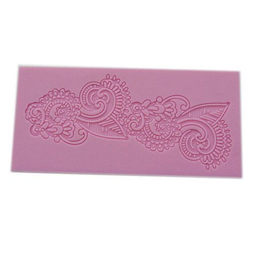reentry-phenomenon Silicone Sugarcraft Fondant Cake Lace Flower Mold Embossed Bake Decor N3