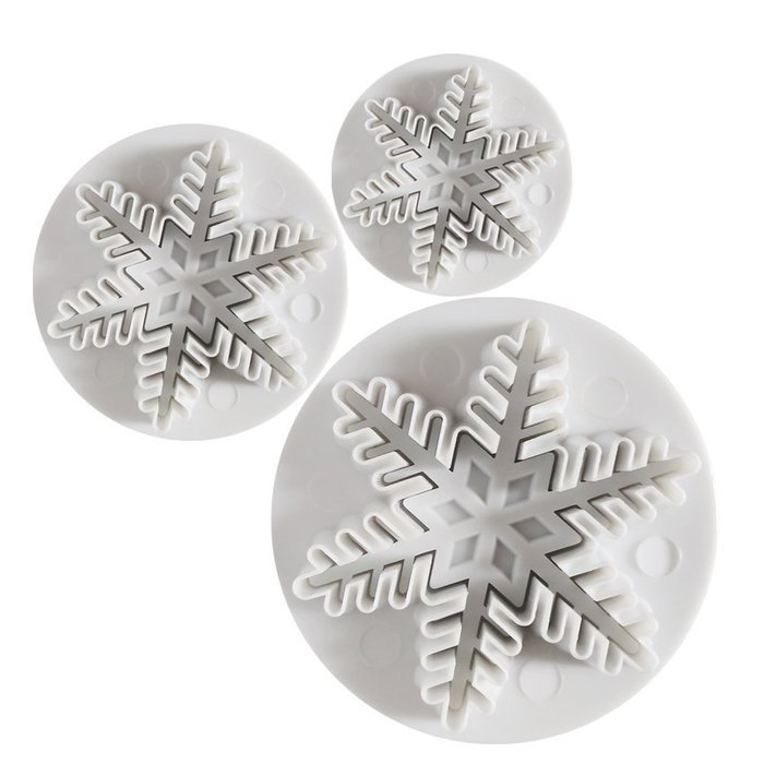 3-pieces DIY Cake Plunger Cutter Molds Sugarcraft Cake Decorating, Sunflower N8
