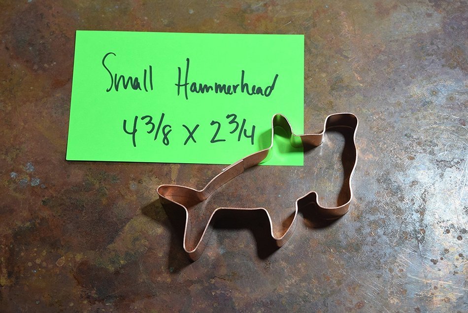 Small Cute Hammerhead Shark Cookie Cutter N2