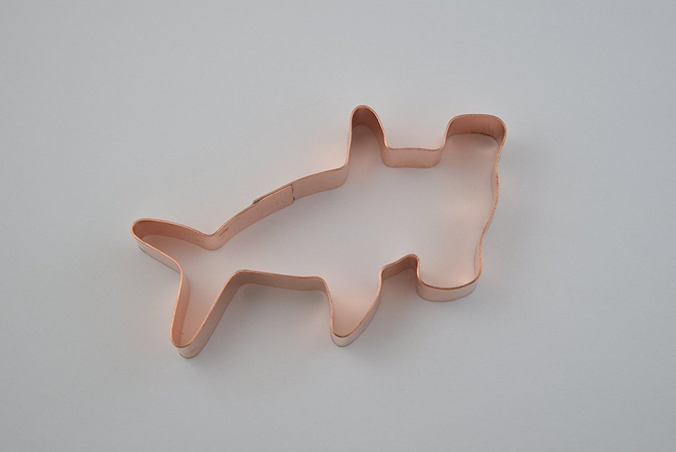Small Cute Hammerhead Shark Cookie Cutter N4