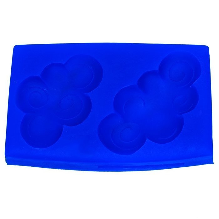 First Impression Molds B246 Medium Cloud Set Silicone Cake Decorating Mold, Blue