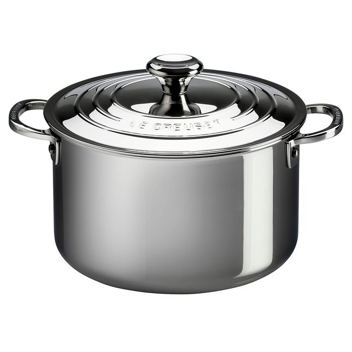 Le Creuset Tri-Ply Stainless Steel Casserole with Lid, 4-Quart
