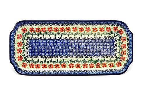 Polish Pottery Tray - Appetizer - 12" - Maraschino