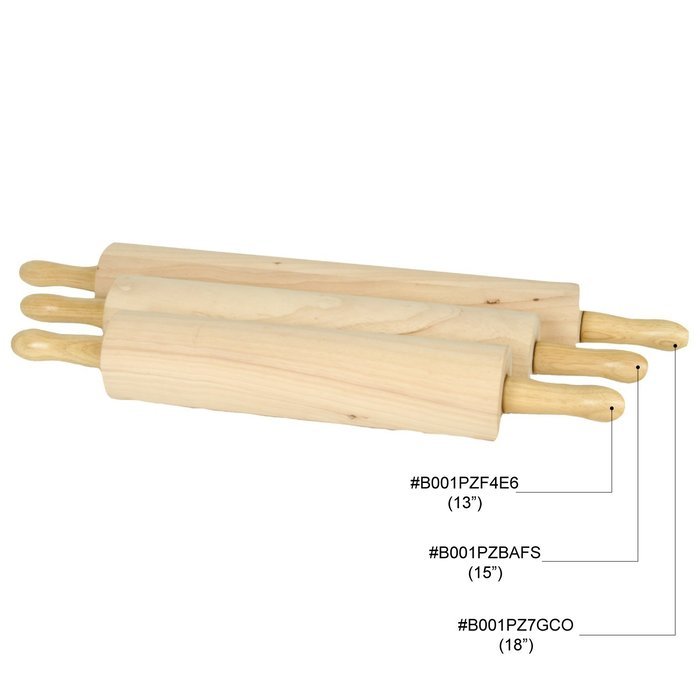 Thunder Group 14 Inch Wooden Rolling Pins N6