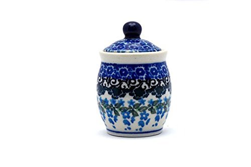 Polish Pottery Miniature Jar - Wisteria