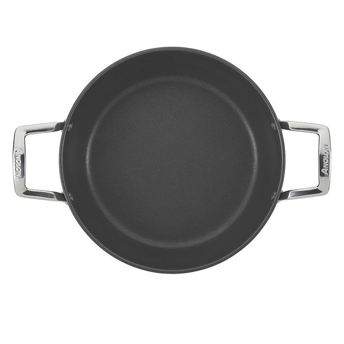 Anolon Authority Hard Anodized Nonstick 3-1/2-Quart Covered Casserole, Gray N2