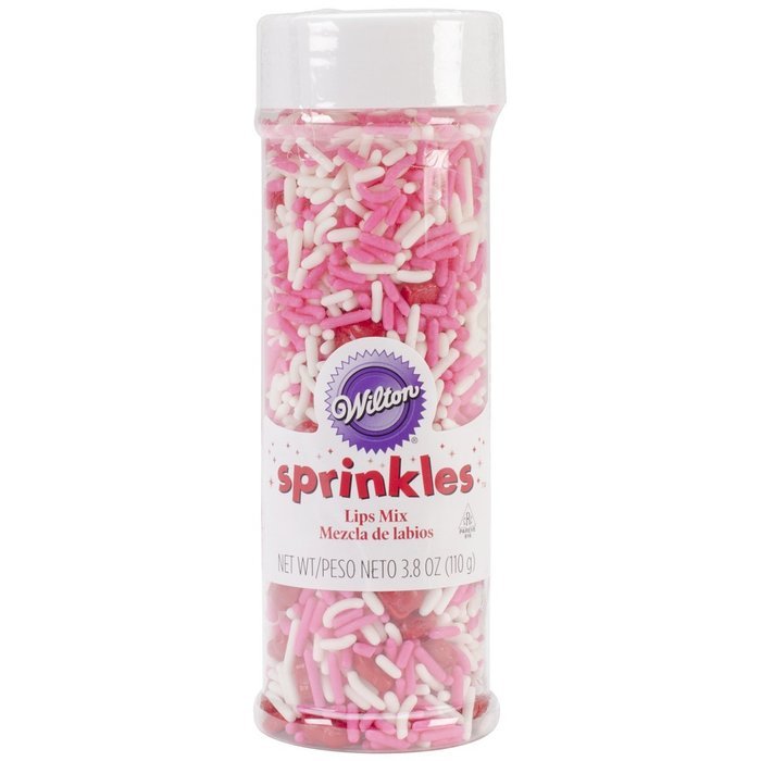 Wilton 710-1357 Lips and Jimmies Sprinkle Mix