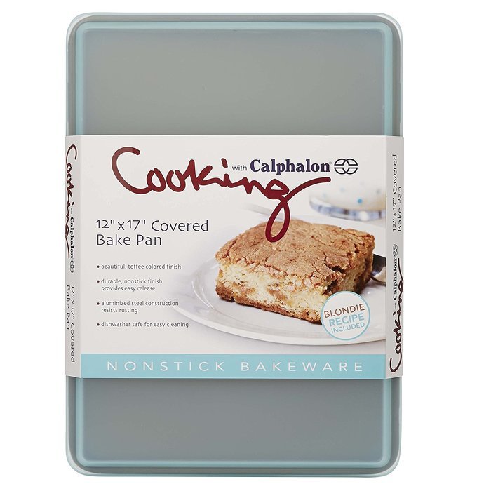 Calphalon Nonstick Bakeware Baking Sheet with Cover, Toffee N4