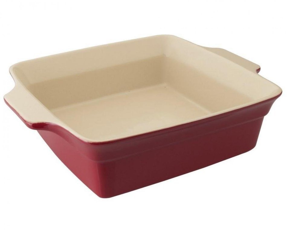 BergHOFF 1695167 Geminis Square Baking Dish, Red