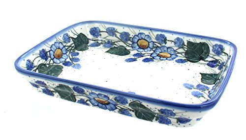 Polish Pottery Belarina Medium Rectangular Baker
