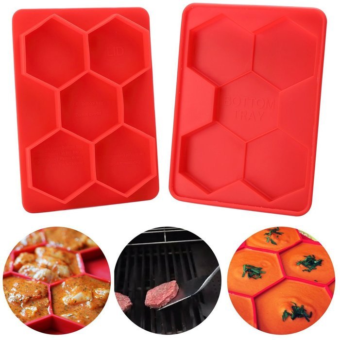 iNeibo Burger Press - Silicone Burger Press,Hamburger Press,Patty press,Hamburger Patty MakerBPA free Silicone... N7