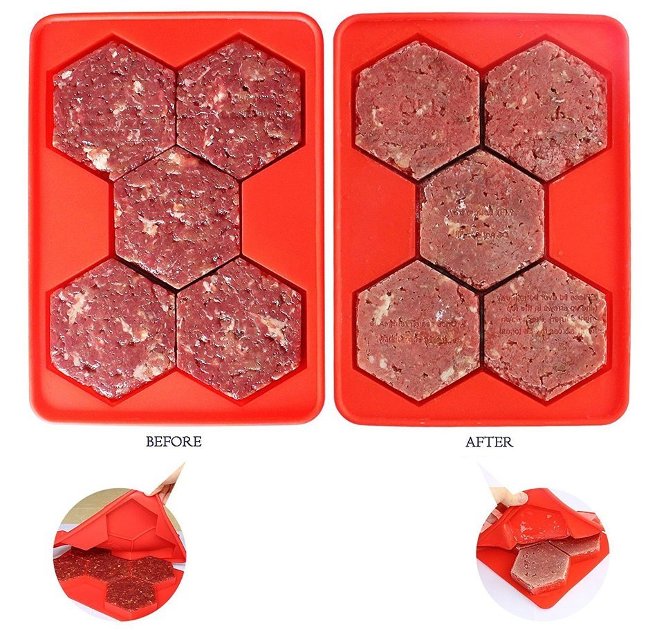 iNeibo Burger Press - Silicone Burger Press,Hamburger Press,Patty press,Hamburger Patty MakerBPA free Silicone... N11