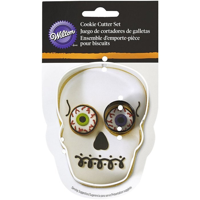 Wilton 2308-2013 Skull with Eyeball Cutter Set, Assorted N2