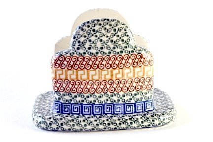 Polish Pottery Athena Napkin Holder
