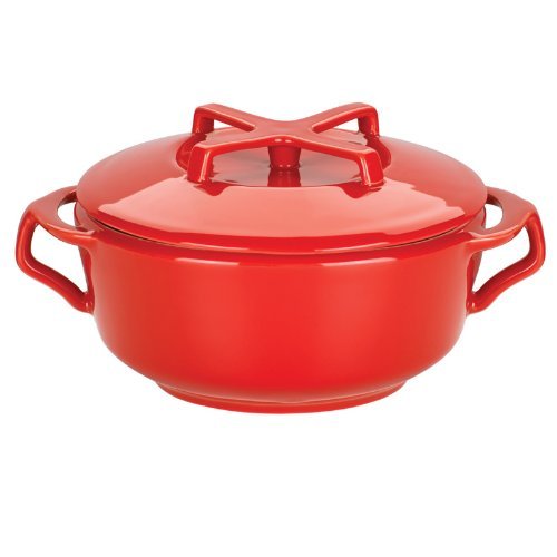Dansk Kobenstyle Chili Red 1.5-Quart Round Casserole