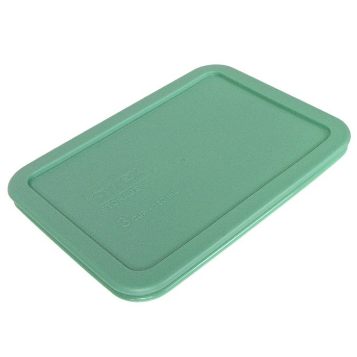 Pyrex 7210-PC Rectangle Red 3 Cup Storage Lid for Glass Dish (2, Red) N5