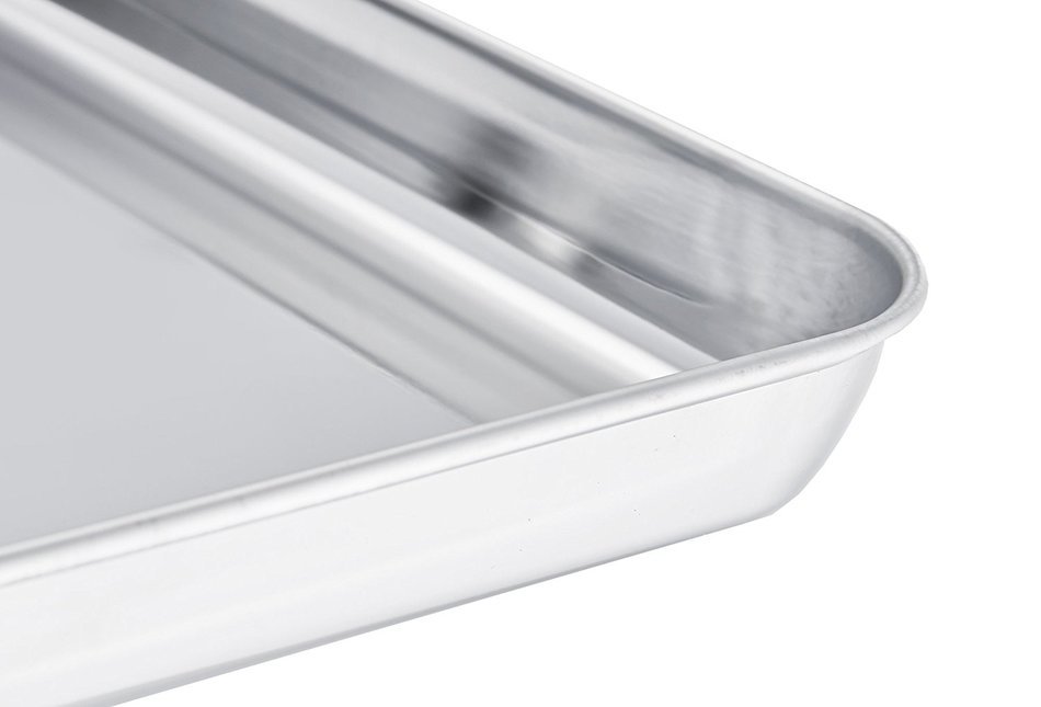 TeamFar Stainless Steel Baking Sheet Bakeware Cookie Pan Tray Set Professional, Non Toxic & Healthy, High Quality... N4