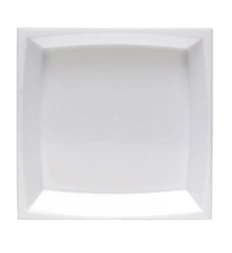 WNA Petites 50 Count Square Plastic Dishes, 2.5", White
