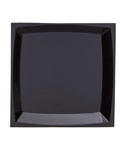 WNA Petites 50 Count Square Plastic Dishes, 2.5", White N2