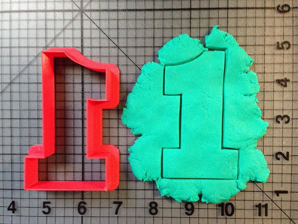 Number One Cookie Cutters (3.5 inches) N2