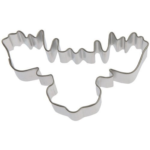 Moose Head Tin Cookie Cutter 4.5" B1331x